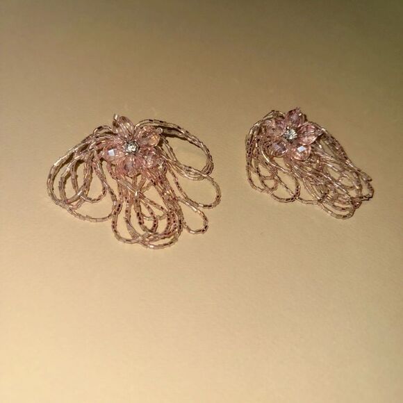 Flower earrings N890 - Picture 1 of 4
